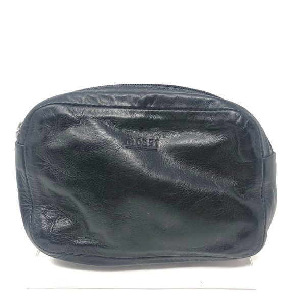 m0851 Black Leather Pouch